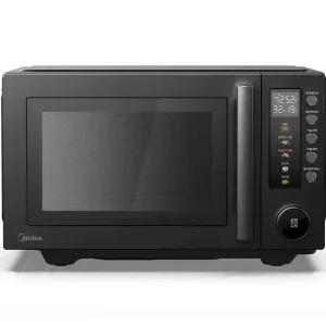 미디어 플랫 광파오븐 에어프라이어 전자레인지 25L 블랙