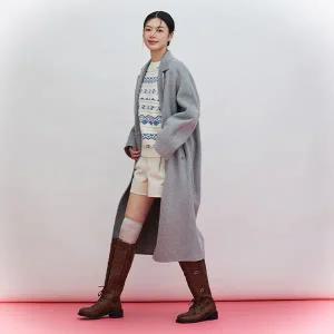 [LAP](센텀시티점)(핸드) 캐시 혼방 오버핏 롱코트 AQ4WTA70