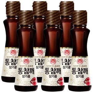 해표 통참깨 참기름 300ml x 6개