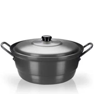 국솥 경질 냄비 찜솥 찜냄비 튀김 곰솥 뚜껑있음 39cm/대용량/양은/업소용/경량/양수/솥/대형/식당용