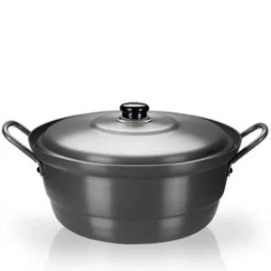 국솥 경질 냄비 찜솥 찜냄비 튀김 곰솥 뚜껑있음 50cm/대용량/양은/업소용/경량/양수/솥/대형/식당용