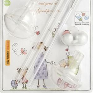 아이앤비 니플 스트로우 리필세트 2P 니플스트로우 빨대컵니플 젖병니플 수유용품 이유식용품