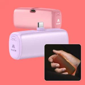 손날로 충전용 충전식 손난로 충전형 휴대용 C타입 전기 손난로 전자 핫팩 보조배터리 5000mAh