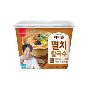 삼립 하이면 멸치칼국수 즉석용기면 182g x 10개