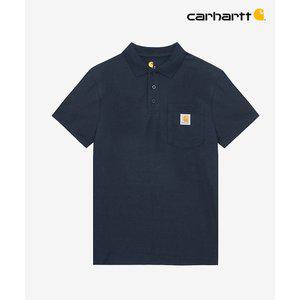 [US] 칼하트 카라티 포켓 폴로티 티셔츠 K570 네이비
