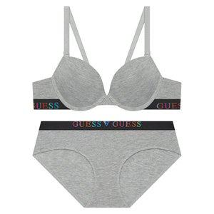 [게스언더웨어](강남점)면모달 컬러로고 캐주얼 와이어브라+팬티세트MG(GDWBRA11/PTA11)