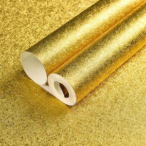 금색시트지 금박 자기 접착 벽지 금 벽 스티커 황금 노란색 반사 천장 지붕 종이