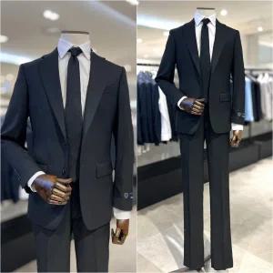 [롯데백화점]레노마 F/W 프리미엄 완판정장 24년신상 고급울 다계절 블랙스판정장 RQCISJ81A EK3653