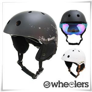 스노우보드헬멧 O재난대비 헬멧- 스노우 휠러스스노우헬멧 스키헬멧 블랙헬멧 휠러스