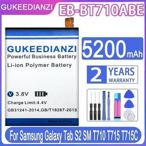 호환 삼성 갤럭시 탭 S2 8.0 SM T710 T715 T715C용 5200mAh 태블릿 배터리 모델 EB-BT710ABE