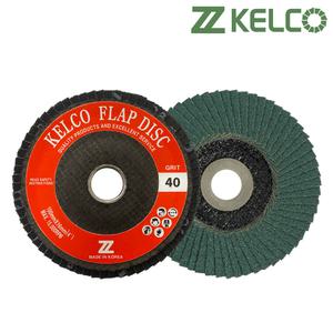 켈코 ZR 플랩디스크 100mm 날개 페파 골드 타입 40방 60방 80방 / 그라인더용 사포날 100EA