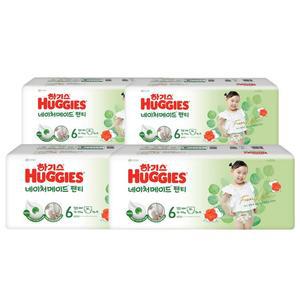 하기스 네이처메이드 팬티형 6단계 여아 38매x4팩