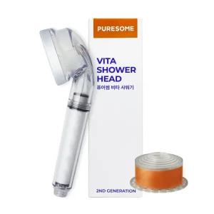 [본품] 퓨어썸 비타샤워기 우디오렌지