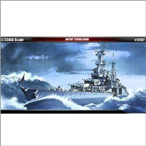 고품질 아카데미과학 미해군 순양함 인디애나폴리스 자동차조립 아동장난감 어른장난감 (WFHUQ05)