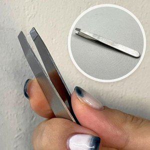 고품질 왁싱 눈썹정리 사선형 족집게 트위저 (WFHZ0MR)