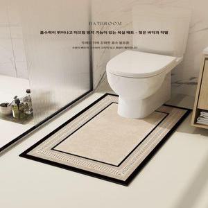 U자형 매트 화장실 방수 건식화장실 변기바닥매트 미끄럼방지매트