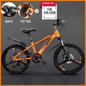 10살 20인치 자전거 입문용 합금 실버 중학생자전거 작은 입학선물 프리칼리버