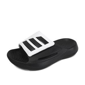 [아디다스] 라이트블레이즈 남성 여성 공용 슬리퍼 실내화 블랙화이트 JS3588