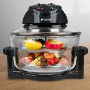 할로겐 광파 유리오븐 12L 투명유리 오븐기 베이킹 컨벡션 훈제기 스테이크 대용량