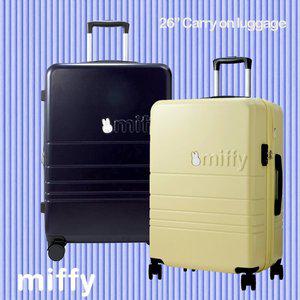 특대캐리어중대형 큰캐리어 수화물화물용확장 심플베이직 여행용 캐리어 26인치 미피여행 가방