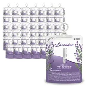 네츄럴오가닉 라벤더 제습제 150g 파우치 40개+옷걸이 40개