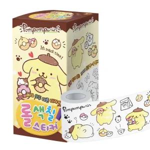 학산문화사 산리오캐릭터즈 폼폼푸린 롤 색칠 스티커/색칠북/색칠하기/색칠놀이/그림공부/그림놀이