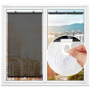 붙이는블라인드 대 롤스크린 암막 반자동 설치 창문 블라인드 브라인드 창문블라인드 블라인더 브라인더