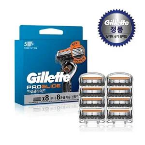 [질레트]질레트 2024 프로글라이드 매뉴얼 면도날 8입