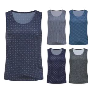 발렌티노크리스티 남성 쿨 인견 메쉬 스판 빅사이즈 런닝 셔츠 5종세트