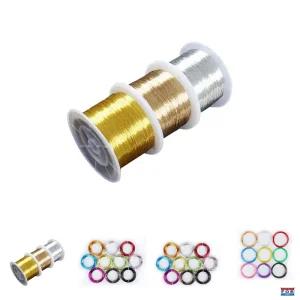(0.5mm 100M) 구리선/철사/와이어철/미술/와이어줄/칼라/컬러/와이어선/철사줄/철사실/와이어/공예/공예용