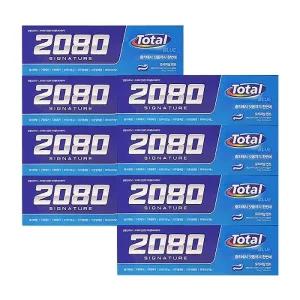 애경 2080 시그니쳐 토탈 블루치약 125g 4입 x2