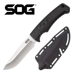 SOG 소그 정식수입 Field Knife 필드 나이프 Satin 픽스드 블레이드 캠핑 등산 GRN 쉬스 서바이벌 캠핑칼 EDC 아웃도어 FK1001-CP