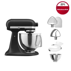 키친에이드 반죽기 4.8L 아티잔 스탠드믹서 195 (매트블랙/5KSM195PSWBM)