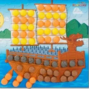 고품질 (PL) 플레이콘 모자이크(거북선1인용) (WFJFHOX)