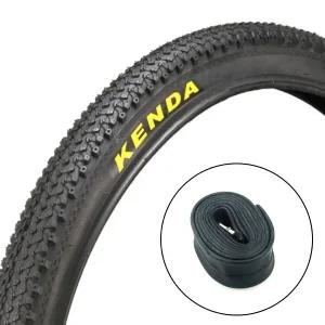 KENDA K1177 27.5X1.95 생활차 MTB 자전거 타이어+ MUTE 프레스타 튜브 세트