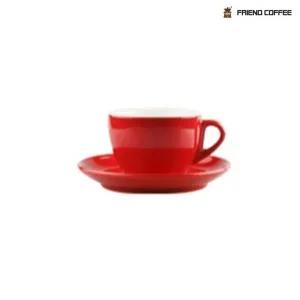 ksr KYJ 카푸치노 커피잔 받침 레드 200ml WFJI0Y3