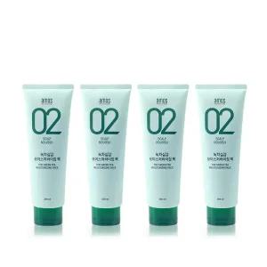 아모스 녹차실감 인텐시브 모이스처 팩 250ml 4개_B