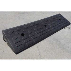 고무 안전발판 경사도 받침대 100x25x4cm 차량진입