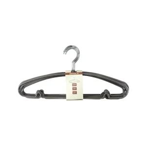 GF 슬림 코팅 옷걸이 10P 브라운/미끄럼방지/논슬립/어깨뿔/라운드/바지/걸이/철제/어깨불/고정/니트/정리