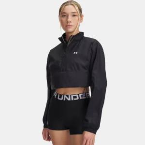 [언더아머 본사]여성 UA 라이벌 우븐 ½ 집 아노락6000279-001