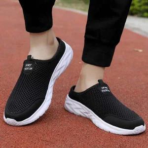 남성용 여름 메쉬 뮬 슬리퍼 경량 런닝화 운동화 데일리운동화 워킹화