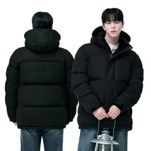 남녀공용 에어볼 하프 패딩 점퍼 숏 빅사이즈(S-5XL) 단체복 소량인쇄