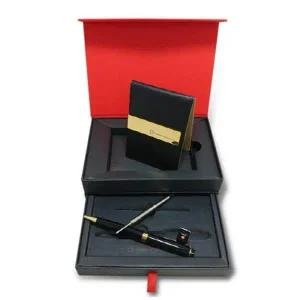 [콩심팥심]소가죽 금장 머니클립 트렌드 볼펜 선물세트 데일리