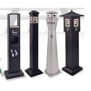 야외 재떨이 흡연구역 재털이 흡연장 흡연실 휴지통 실외 대각선 이동/무게 스탠드 사각 야외용 1 고정 모래 쓰레기통