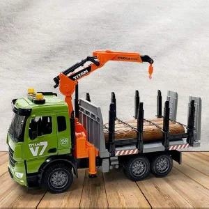 프릭션 사운드 중장비놀이 작동완구 로깅트럭