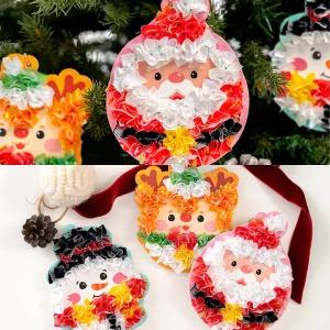 크리스마스 입체 모자이크 오너먼트 미술 겨울 만들기 초등 어린이 장난감 체험 인테리어 소품 트리 장식