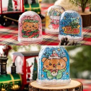 크리스마스 미니 워터볼 만들기 미술 소품 겨울 인테리어 스노우볼 키트 초등 산타 선물 체험