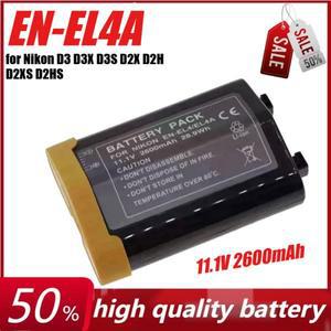 니콘 D3 카메라용 11.1V 2600mAh EN-EL4A 배터리
