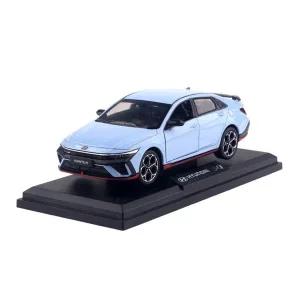 현대 아반떼 N 페이스 리프트 받침대 포함 미니카 미니어처 자동차 장식 피규어 장난