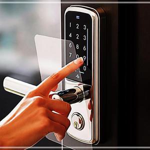 도어락 지문방지 필름 저반사 전기종호환 보안 스티커 지문방지필름 도어락지문방지필름